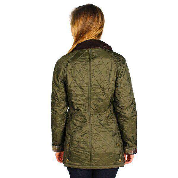 Beadnell Polarquilt Jacket in Olive by Barbour - Country Club Prep