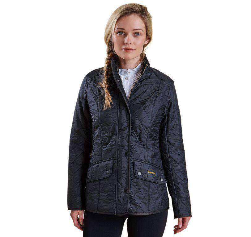 Cavalry Polarquilt Jacket in Black by Barbour - Country Club Prep