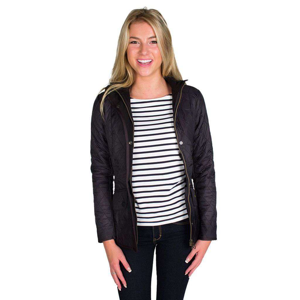 Barbour Cavalry Polarquilt Jacket in Black – Country Club Prep