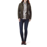Cavalry Polarquilt Jacket in Dark Olive Green by Barbour - Country Club Prep