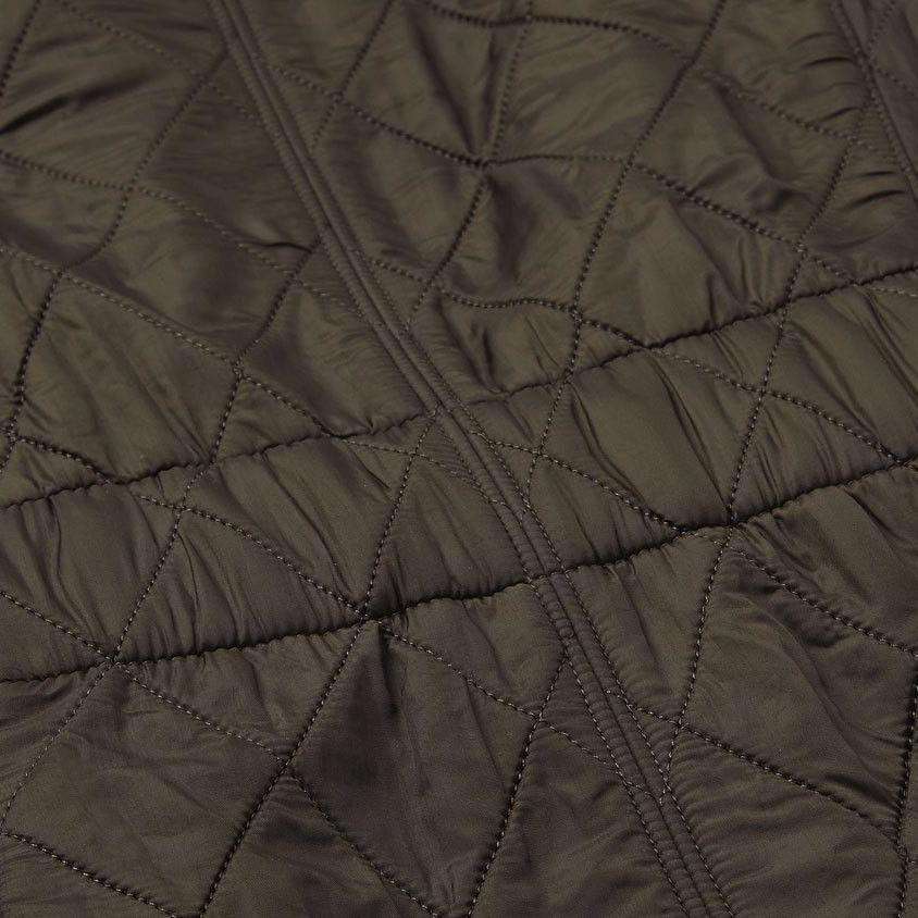Cavalry Polarquilt Jacket in Dark Olive Green by Barbour - Country Club Prep