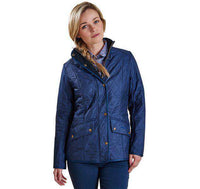 Cavalry Polarquilt Jacket in Dress Blue by Barbour - Country Club Prep