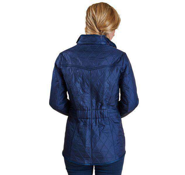 Cavalry Polarquilt Jacket in Dress Blue by Barbour - Country Club Prep