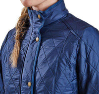 Cavalry Polarquilt Jacket in Dress Blue by Barbour - Country Club Prep