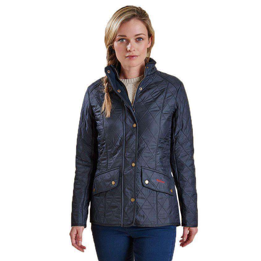 Cavalry Polarquilt Jacket in Navy by Barbour - Country Club Prep