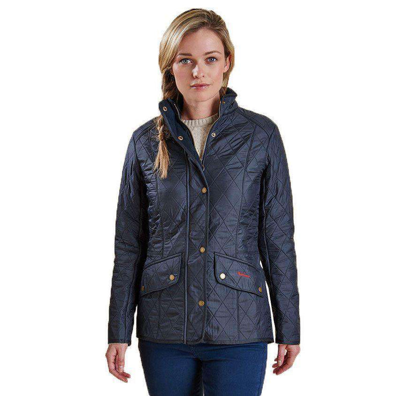 Jacket Clearance Barbour Ladies Cavalry Polarquilt Jacket Navy
