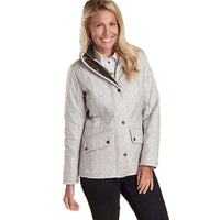 Cavalry Polarquilt Jacket in Pearl/Rustic by Barbour - Country Club Prep