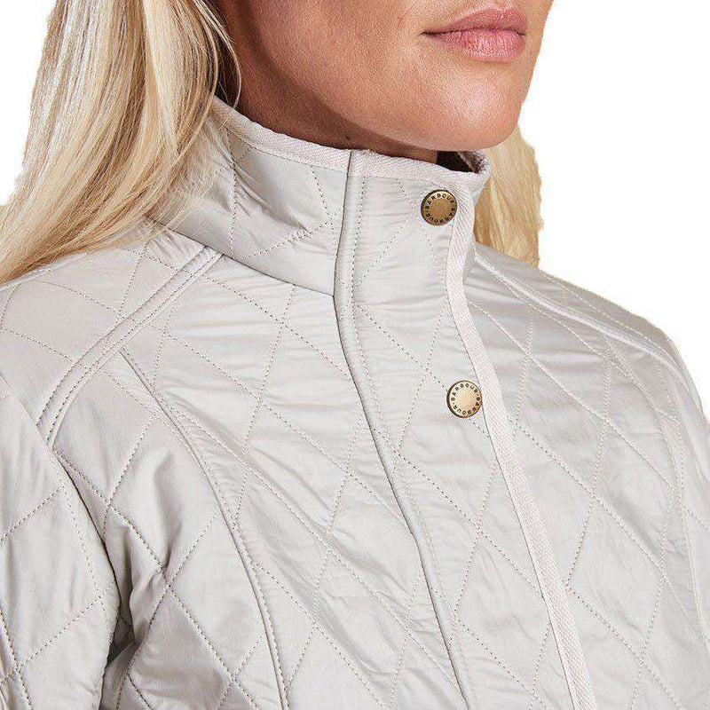 Cavalry Polarquilt Jacket in Pearl/Rustic by Barbour - Country Club Prep