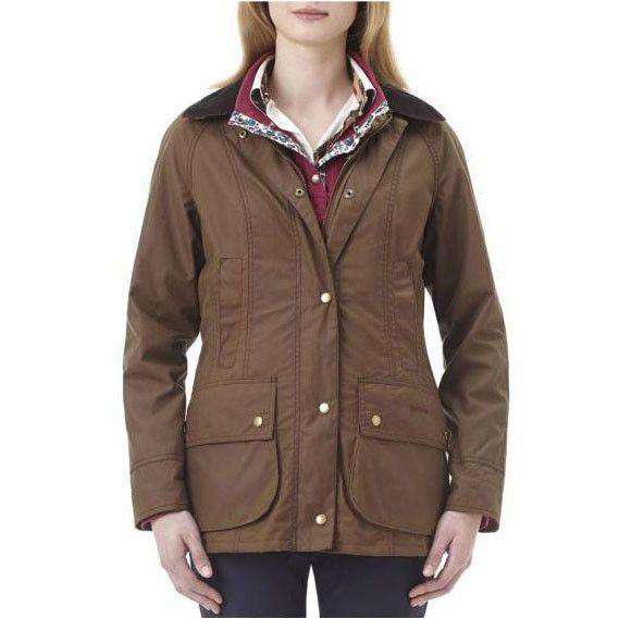 Classic Beadnell Wax Jacket in Bark by Barbour - Country Club Prep