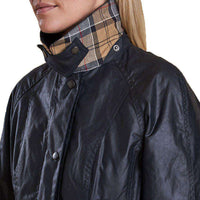 Classic Beadnell Wax Jacket in Navy by Barbour - Country Club Prep