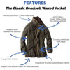 Classic Beadnell Wax Jacket in Olive Green by Barbour - Country Club Prep