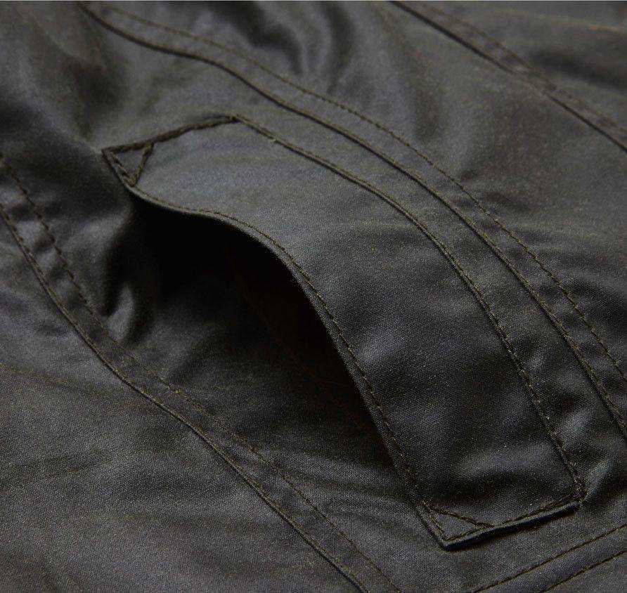 Classic Beadnell Wax Jacket in Sage Green by Barbour - Country Club Prep