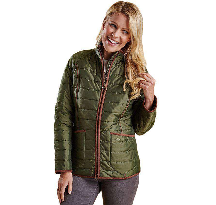 Fell Polarquilt Jacket in Olive by Barbour - Country Club Prep