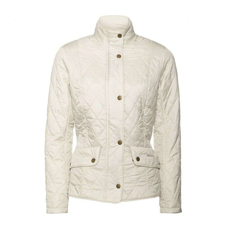 Flyweight Cavalry Jacket in Pearl/Stone by Barbour - Country Club Prep