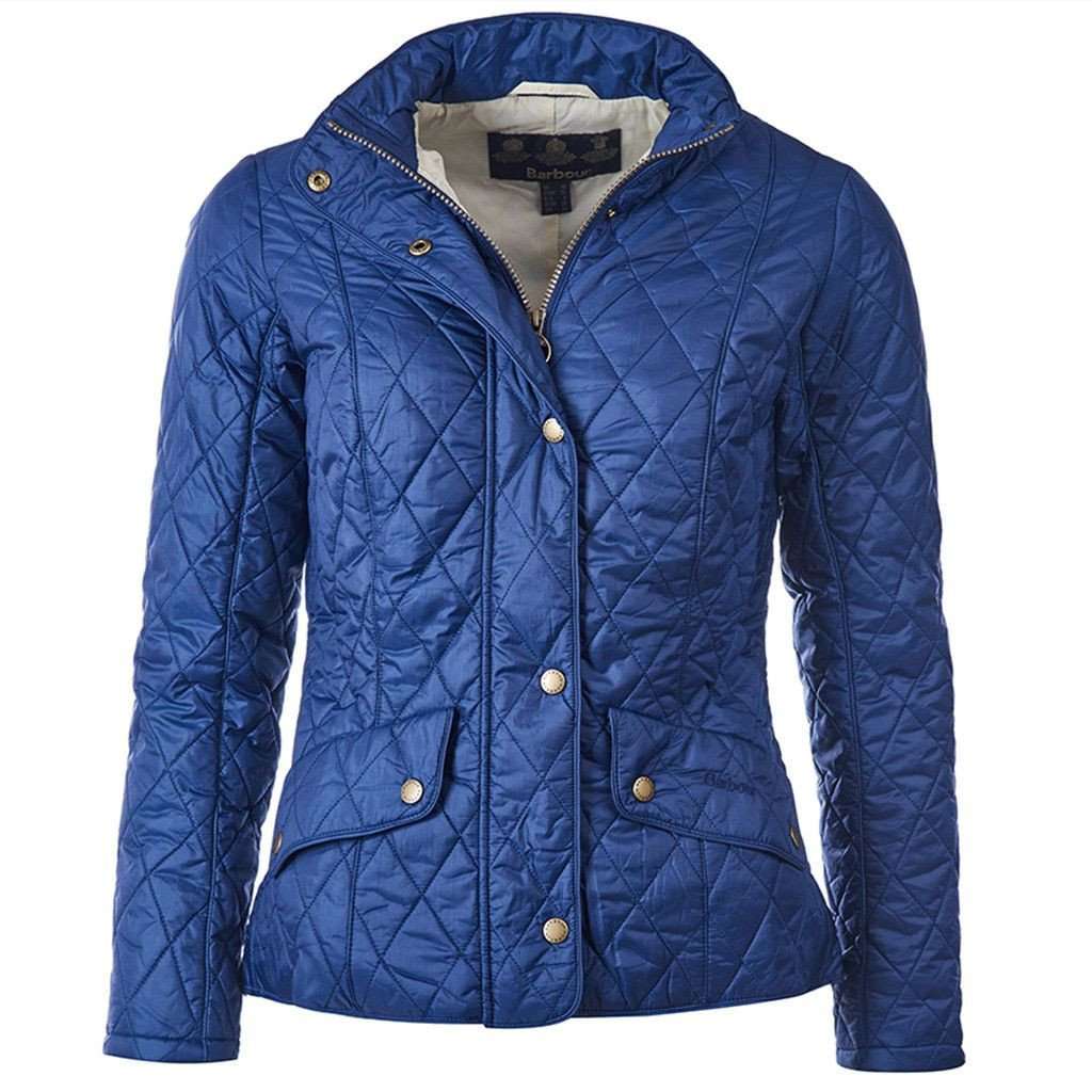 Flyweight Cavalry Quilted Jacket in Indigo by Barbour - Country Club Prep