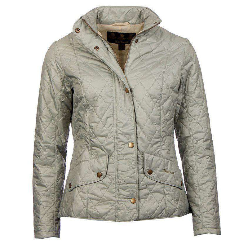 Flyweight Cavalry Quilted Jacket in Pale Sage by Barbour - Country Club Prep