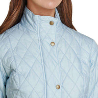 Flyweight Cavalry Quilted Jacket in Sterling Blue by Barbour - Country Club Prep