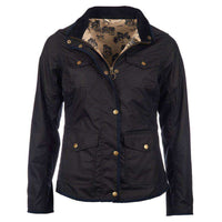 Holsteiner Wax Jacket in Navy by Barbour - Country Club Prep