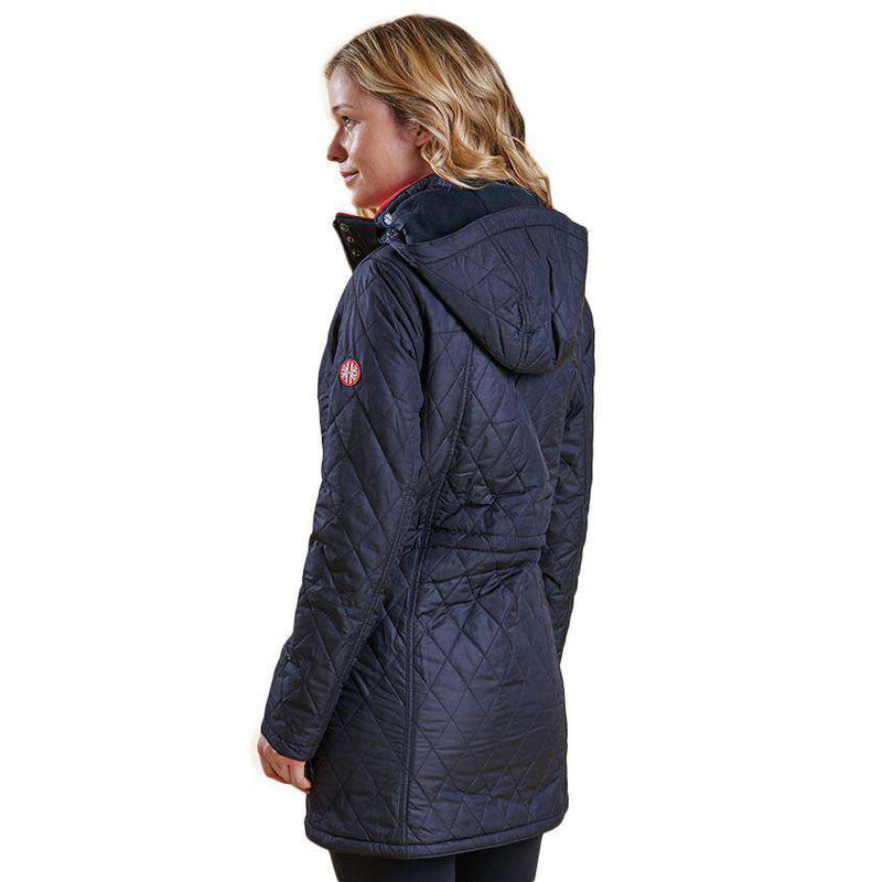 Kirkby Quilted Jacket in Navy by Barbour - Country Club Prep