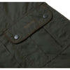 Ladies Utility Waxed Jacket in Olive Green by Barbour - Country Club Prep