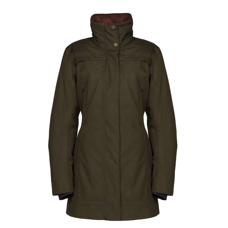 Leopardstown Women's Gore-Tex Coat in Olive by Dubarry of Ireland - Country Club Prep