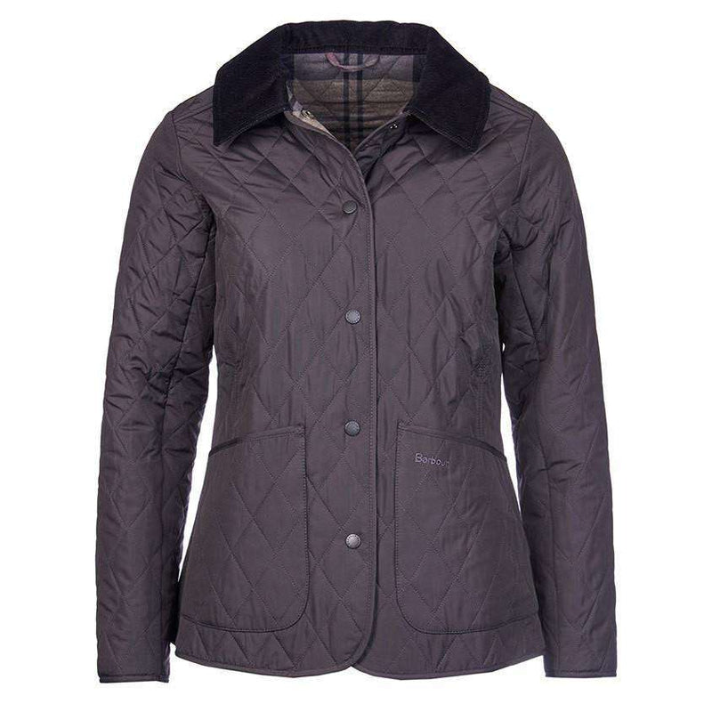 Montrose Quilted Jacket in Ash Grey by Barbour - Country Club Prep