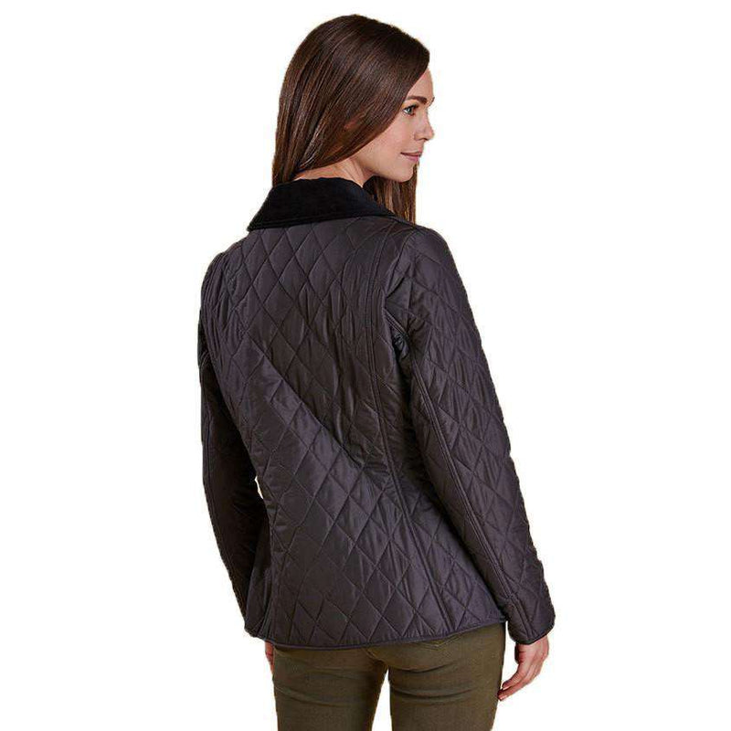 Montrose Quilted Jacket in Ash Grey by Barbour - Country Club Prep