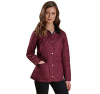 Montrose Quilted Jacket in Bordeaux by Barbour - Country Club Prep