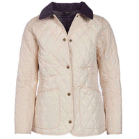 Montrose Quilted Jacket in Macadamia by Barbour - Country Club Prep