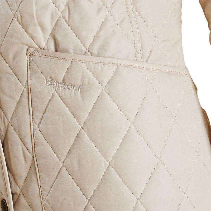 Montrose Quilted Jacket in Macadamia by Barbour - Country Club Prep