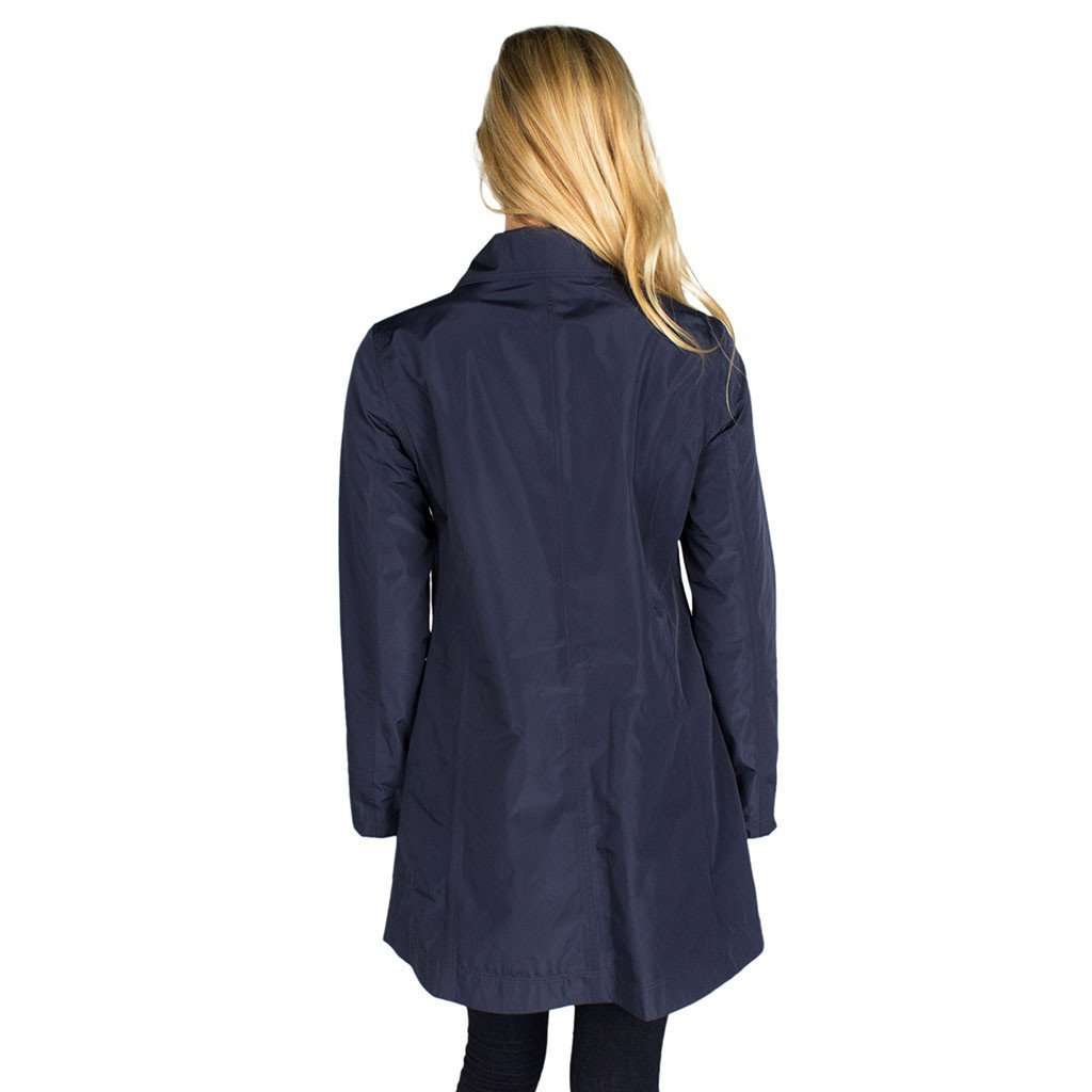 Reversible Derby Mac Waterproof Jacket in Navy/Classic by Barbour - Country Club Prep