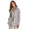 Reversible Oak Trench Coat in Ice Rose and Summer Tartan by Barbour - Country Club Prep