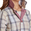 Reversible Oak Trench Coat in Ice Rose and Summer Tartan by Barbour - Country Club Prep