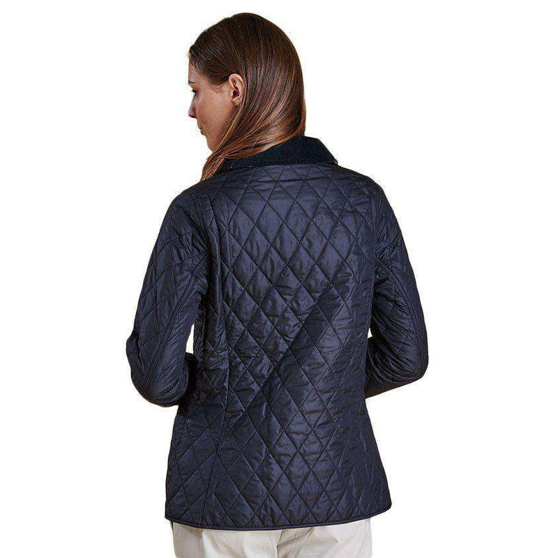 Spring Annandale Quilted Jacket in Navy by Barbour - Country Club Prep