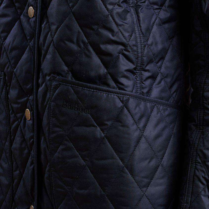 Spring Annandale Quilted Jacket in Navy by Barbour - Country Club Prep
