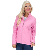 The Bradford Soft Shell Jacket in Pink by Lauren James - Country Club Prep