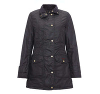 The Squire Waxed Jacket in Black by Barbour - Country Club Prep