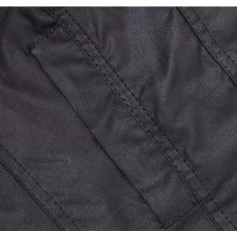 The Squire Waxed Jacket in Black by Barbour - Country Club Prep