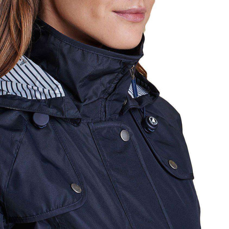 Trevose Waterproof Jacket in Navy by Barbour - Country Club Prep