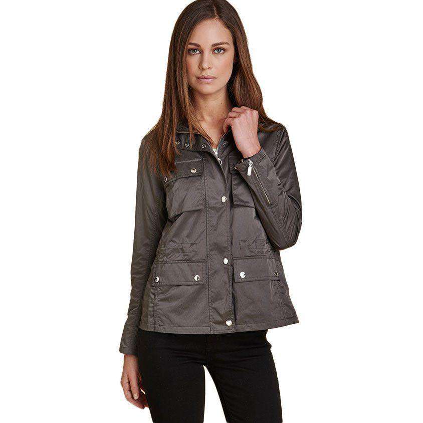 Viscon Casual Jacket in Dark Grey by Barbour - Country Club Prep