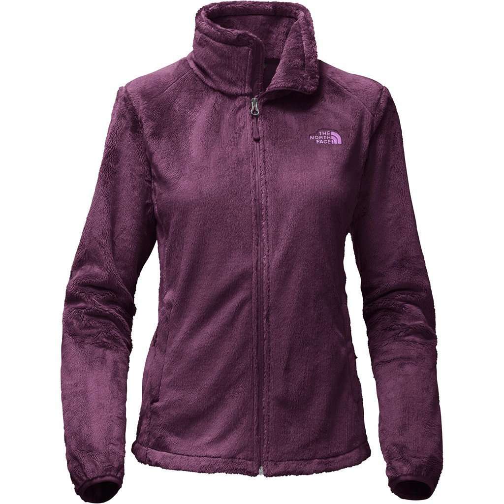 Women's Osito 2 Full Zip Fleece Jacket in Blackberry Wine by The North Face - Country Club Prep
