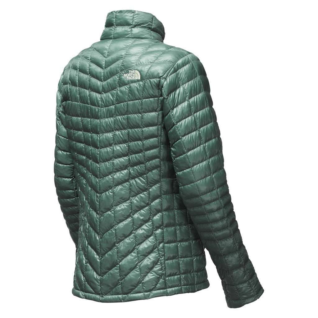 Women's Thermoball Full Zip Jacket in Trellis Green by The North Face - Country Club Prep