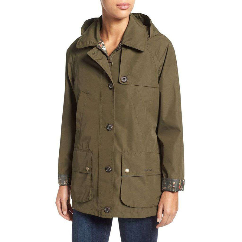 Wytherstone Waterproof Jacket in Army Green by Barbour - Country Club Prep