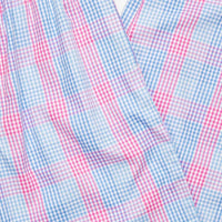 Gingham Savannah Lounge Pant in Lilac and Pink by Southern Marsh - Country Club Prep
