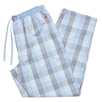 Gingham Savannah Lounge Pant in Navy and Blue by Southern Marsh - Country Club Prep