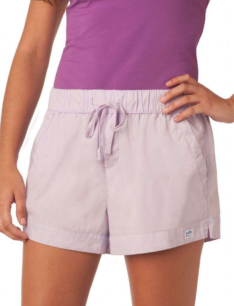 Solid Lounge Shorts in Lilac by Southern Tide - Country Club Prep