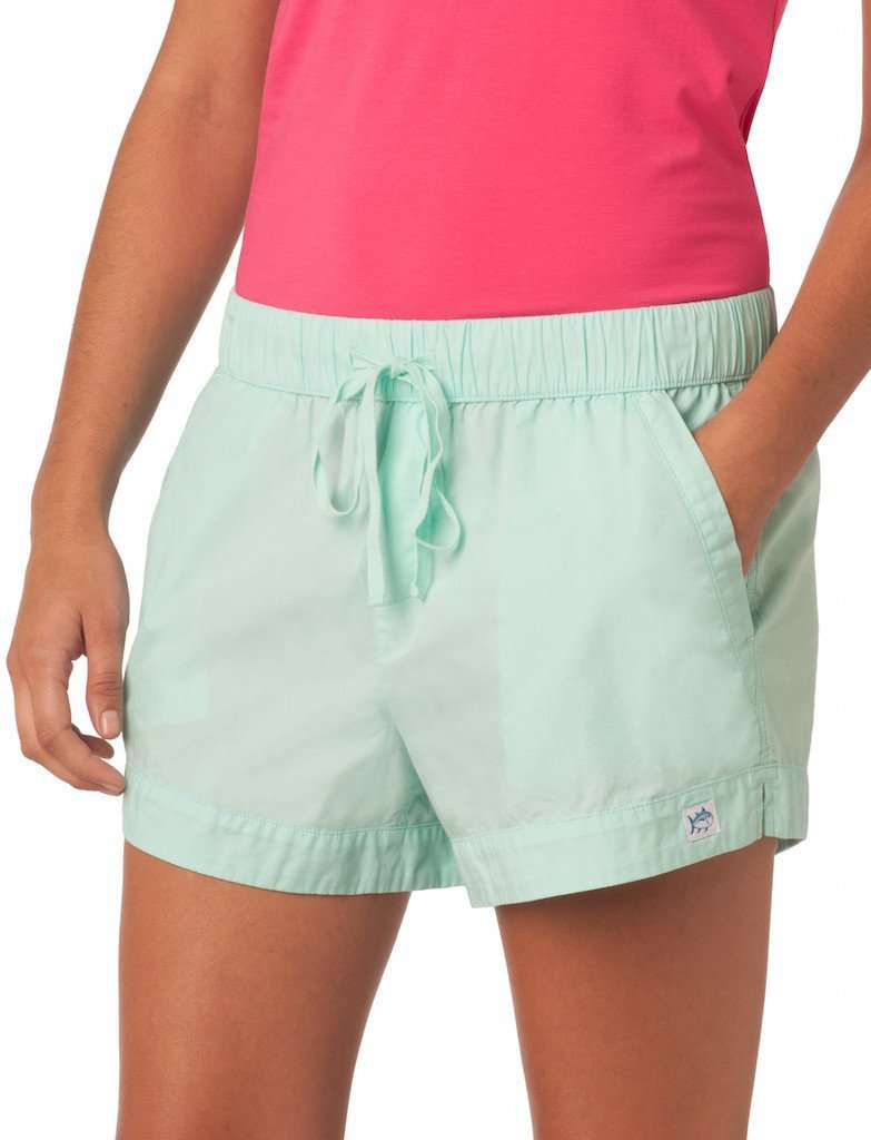 Solid Lounge Shorts in Seafoam by Southern Tide - Country Club Prep