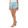 Women's Gingham Lounge Short in Ocean Channel by Southern Tide - Country Club Prep