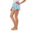 Women's Gingham Lounge Short in Ocean Channel by Southern Tide - Country Club Prep