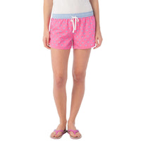 Women's Skipjack Lounge Short in Berry by Southern Tide - Country Club Prep